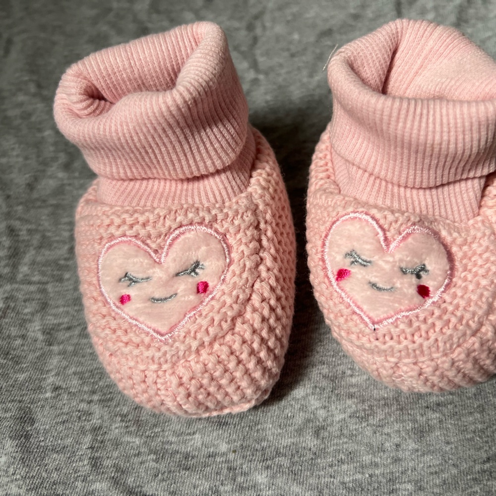 Newborn Crochet Knit Cotton Bootie